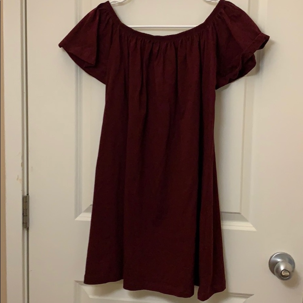 Burgundy tunic